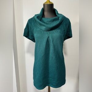 Design History Teal Cowl Neck Sweater